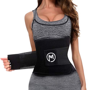 MERMAID'S MYSTERY Waist Trimmer for Women and Men - Sweat Bands for Stomach - Sweat Belt for High-In...