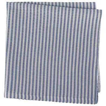 DII 100% Cotton Striped Napkin Set - 6 Piece