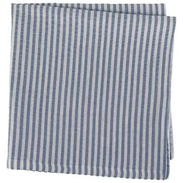 DII 100% Cotton Striped Napkin Set - 6 Piece