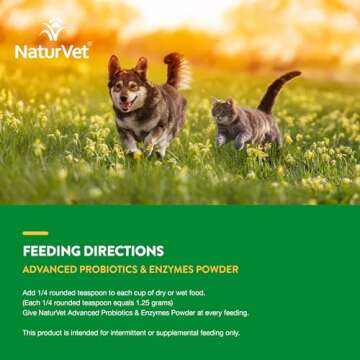 NaturVet Probiotics & Enzymes for Dogs and Cats