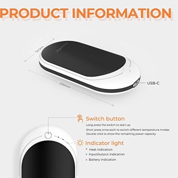 OCOOPA Hand Warmer Portable 5200mAh - Ultimate Winter Comfort