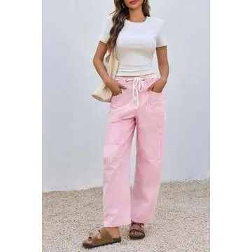 Stylish PLNOTME Women's Wide Leg Patchwork Jeans