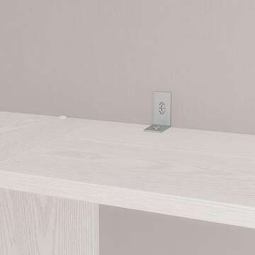 IRONCK Bookshelves 6 Tiers with Baffles Industrial Large Corner Etagere Bookcase Storage Display Rack for Living Room Home Office