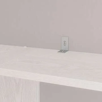 IRONCK Bookshelves 6 Tiers with Baffles Industrial Large Corner Etagere Bookcase Storage Display Rack for Living Room Home Office