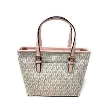 Michael Kors XS Carry All Jet Set Travel Womens Tote Powder Blush PVC