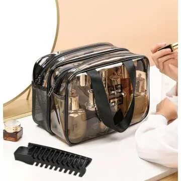 Foldable Combs in Bulk Individually Wrapped, Travel Pocket Hair Comb, Folding Hair Brush Double Headed, Brush Comb Styling Tool for Men Women Combs, Black (One Size, 20, Count)