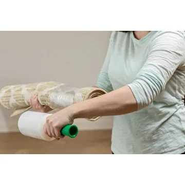 Duck Brand Stretch Wrap Roll, 1000 Feet, Clear Plastic