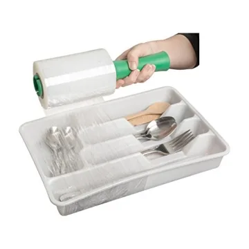 Duck Brand Stretch Wrap Roll, 1000 Feet, Clear Plastic