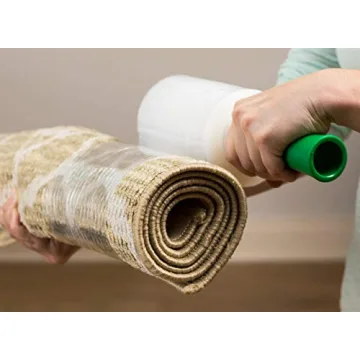 Duck Brand Stretch Wrap Roll, 1000 Feet, Clear Plastic
