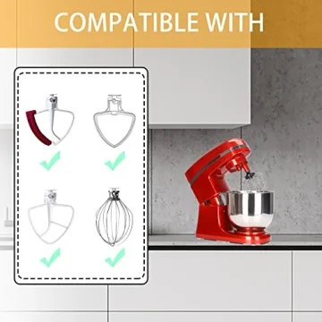 Effortless Kitchen Storage with 4 Mixer Attachment Holders