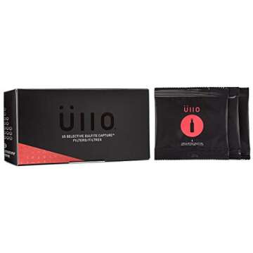 Ullo Full Bottle Replacement Filters (15 Pack) With Selective Sulfite Technology To Make Any Wine Hi...