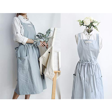 Losofar Vintage Apron for Women and Girls with Pockets