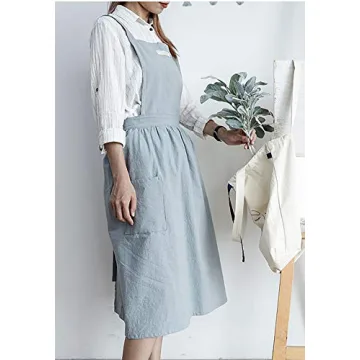Losofar Vintage Apron for Women and Girls with Pockets