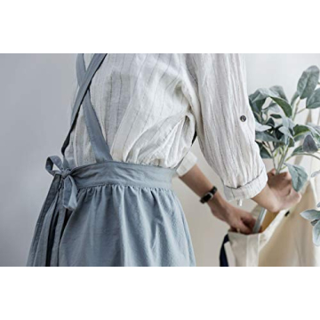 Losofar Vintage Apron for Women and Girls with Pockets