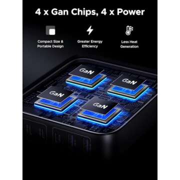 UGREEN 200W USB C Charger, Nexode 6-Port GaN Desktop Charger, USB C Charging Station for MacBook Pro/Air, iPad Pro/Air, iPhone 16/15/14, Galaxy S24 Ultra, Steam Deck