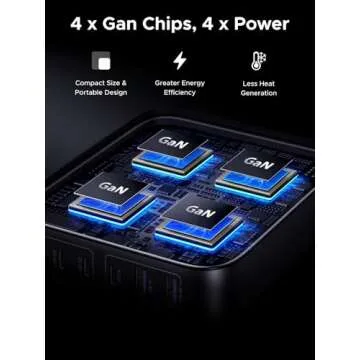 UGREEN 200W USB C Charger, Nexode 6-Port GaN Desktop Charger, USB C Charging Station for MacBook Pro/Air, iPad Pro/Air, iPhone 16/15/14, Galaxy S24 Ultra, Steam Deck