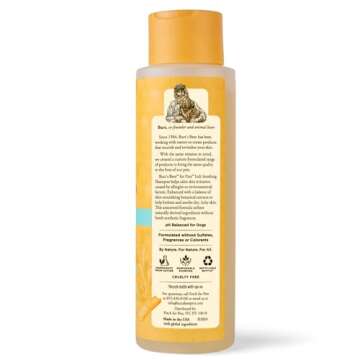 Burt's Bees for Pets Itch Soothing Shampoo with Honeysuckle, 95% Natural Origin Formulas, Dog Shampo...