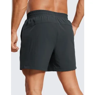 CRZ YOGA Men's 2 in 1 Running Shorts Quick Dry