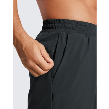 CRZ YOGA Men's 2 in 1 Running Shorts Quick Dry