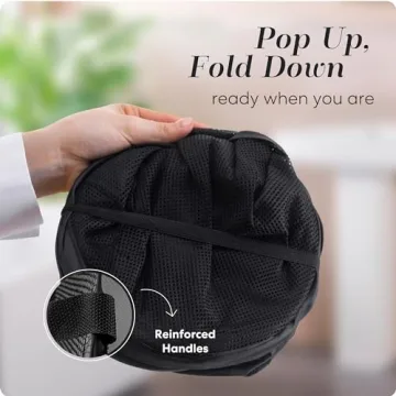Handy Laundry Collapsible Mesh Hamper - Space Saving and Stylish