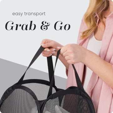 Handy Laundry Collapsible Mesh Hamper - Space Saving and Stylish