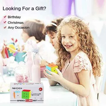 Roxenda Speed Cube Bundle - 2x2 and 3x3 for All Ages