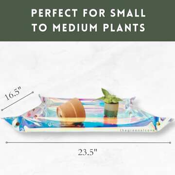 Green Alcove Repotting Mat for Stylish Indoor Gardening
