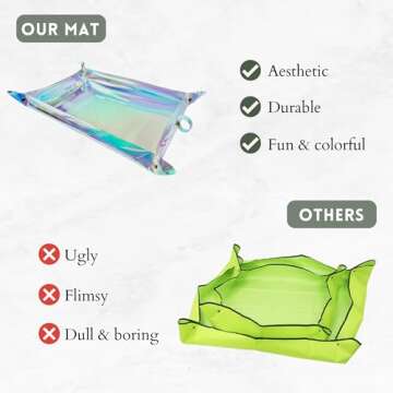 Green Alcove Repotting Mat for Stylish Indoor Gardening