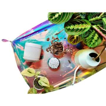 Green Alcove Repotting Mat for Stylish Indoor Gardening