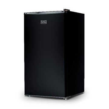 BLACK+DECKER BCRK32B Compact Refrigerator - Energy Star Mini Fridge with Freezer, 3.2 Cu. Ft.