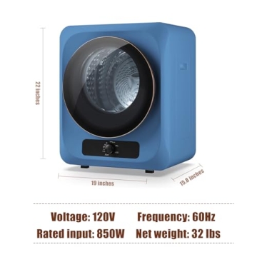 Auertech Portable Clothes Dryer - 110V, 10lbs, 5 Modes