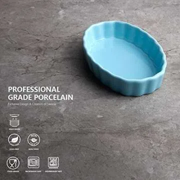 Sweese Ramekins - Versatile Dishwasher Safe Set of 6