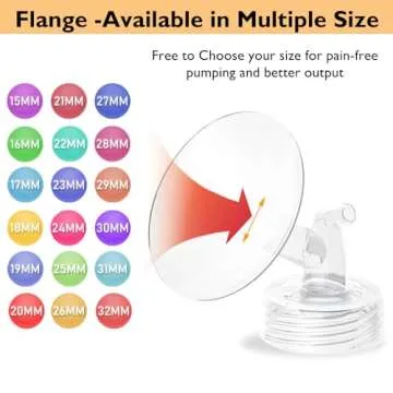 21mm Flange and Duckbill Valve Compatible with Spectra S1 Spectra S2 Spectra9 Plus Synergy Gold Breast Pump, Spectra Pump Parts S2 Parts S2 Accessories Replacement