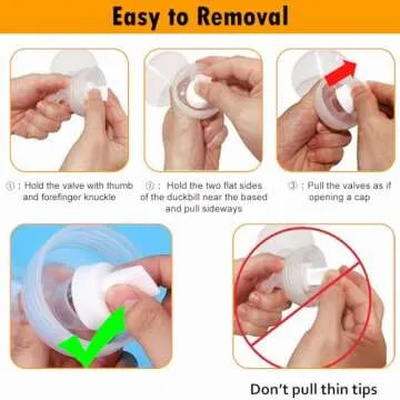 21mm Flange and Duckbill Valve Compatible with Spectra S1 Spectra S2 Spectra9 Plus Synergy Gold Breast Pump, Spectra Pump Parts S2 Parts S2 Accessories Replacement