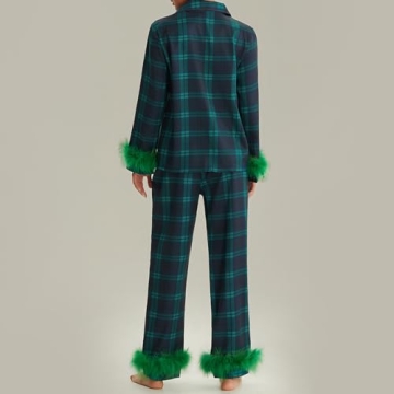 NUFIWI Christmas Pajamas Set for Women Plush and Stylish