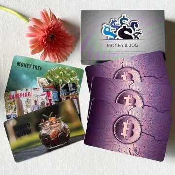 QUEENOFPAIN Money and Career Oracle Cards Deck, Oracle Cards for Beginners, Oracle Deck Gives You Clarity on Work and Finance