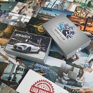 QUEENOFPAIN Money and Career Oracle Cards Deck, Oracle Cards for Beginners, Oracle Deck Gives You Clarity on Work and Finance