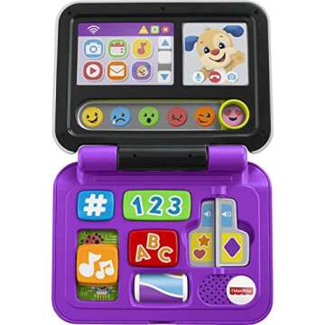 Fisher-Price Click & Learn Laptop - Interactive Infant Toy