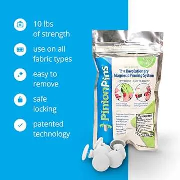 PinionPins: Magnetic Duvet Clips Pack of 8