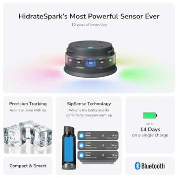 HidrateSpark PRO Smart Water Bottle – Bluetooth Tracking & Reminders