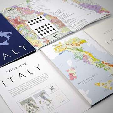 Wine Map of Italy – Bookshelf Edition