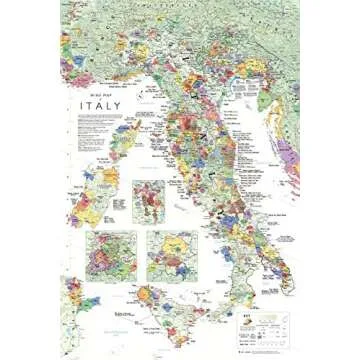 Wine Map of Italy – Bookshelf Edition