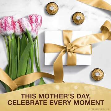 Ferrero Rocher 12 Count Premium Gourmet Chocolate Gift Box