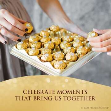 Ferrero Rocher 12 Count Premium Gourmet Chocolate Gift Box