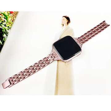 Elegant Mtozon Rhinestone Band for Fitbit Versa