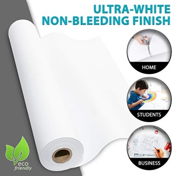 Buy Jumbo White Kraft Paper Roll 48" x 1200" for Crafts