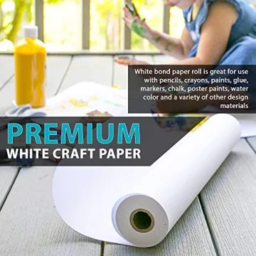 Buy Jumbo White Kraft Paper Roll 48" x 1200" for Crafts