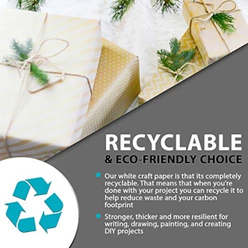 Buy Jumbo White Kraft Paper Roll 48" x 1200" for Crafts