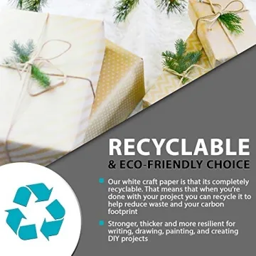 Buy Jumbo White Kraft Paper Roll 48" x 1200" for Crafts