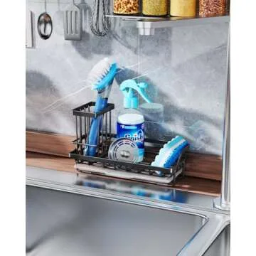Consumest Sponge Holder for Kitchen Sink - Modern Design